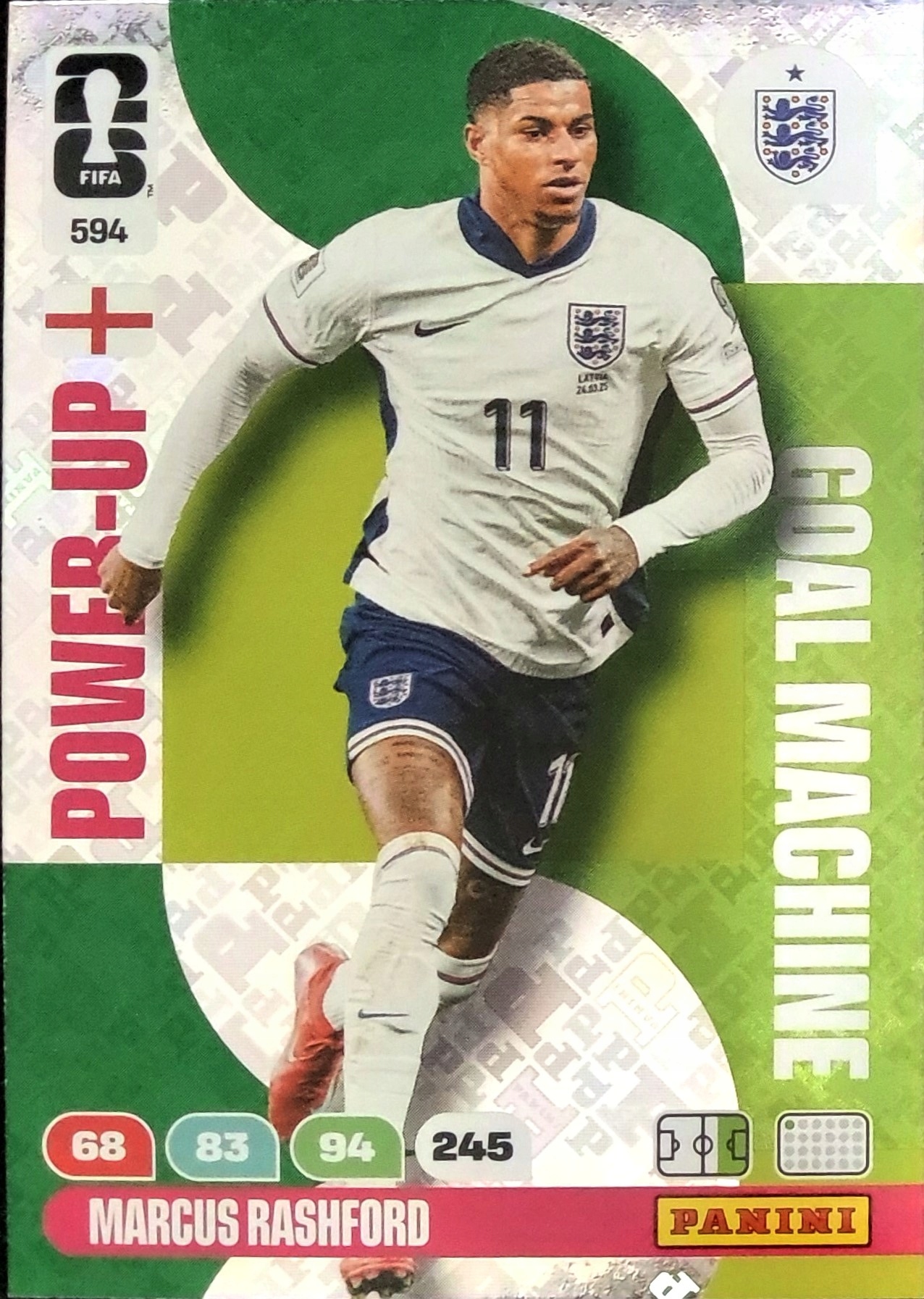 Panini World Cup 2026 Goal Machine 594 Marcus Rashford Anglia