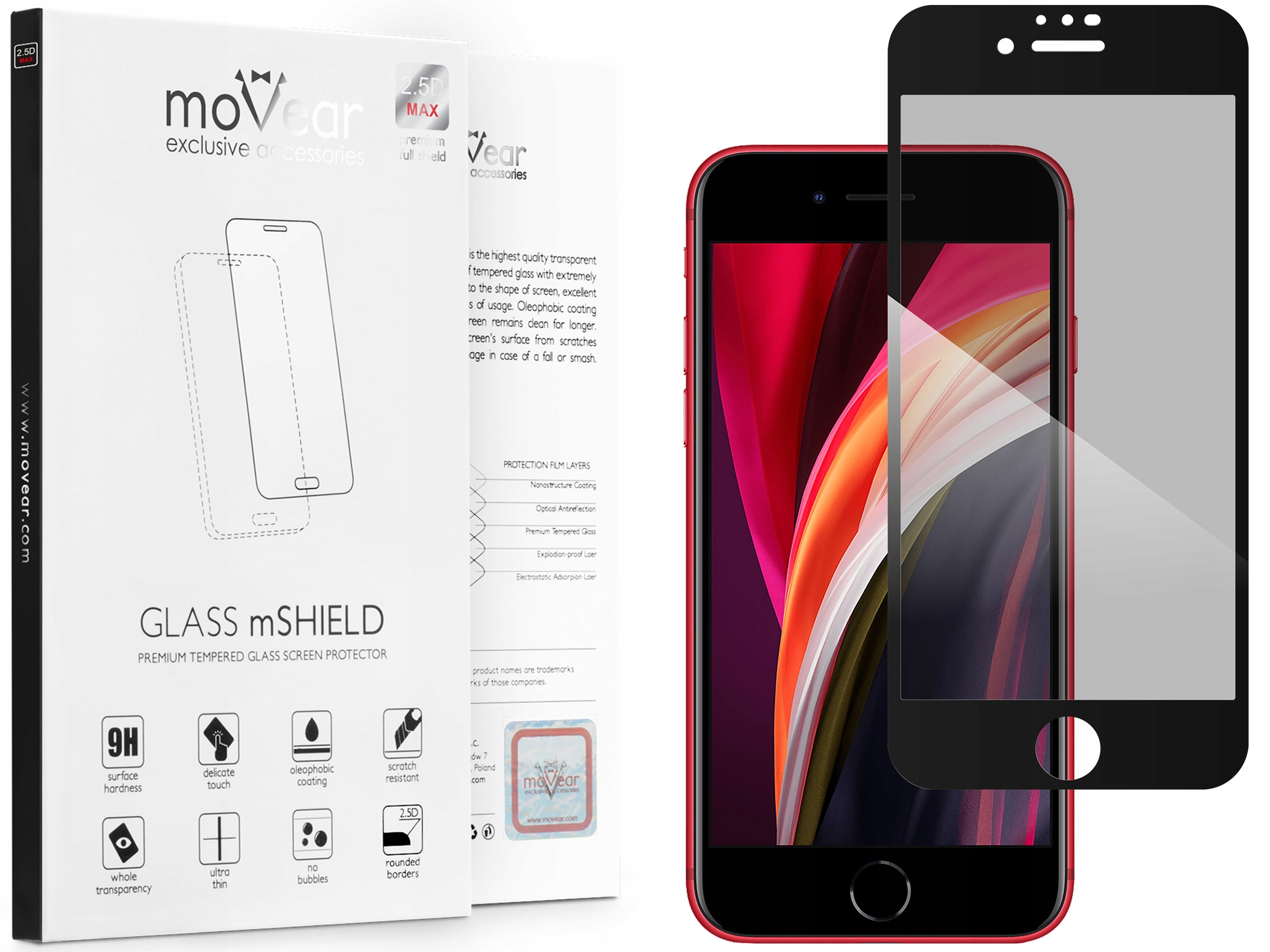 

Prywatyzujące Szkło do iPhone Se 2022/2020 8 7