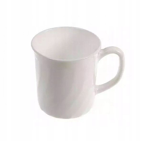 

Kubek 290 ml biały Trianon szkło hartowane 9783