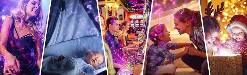 PROJEKTOR GWIAZD LAMPKA NOCNA RZUTNIK LED DO SYPIALNI DLA DZIECI NA PREZENT Rodzaj gwintu zintegrowane źródło LED