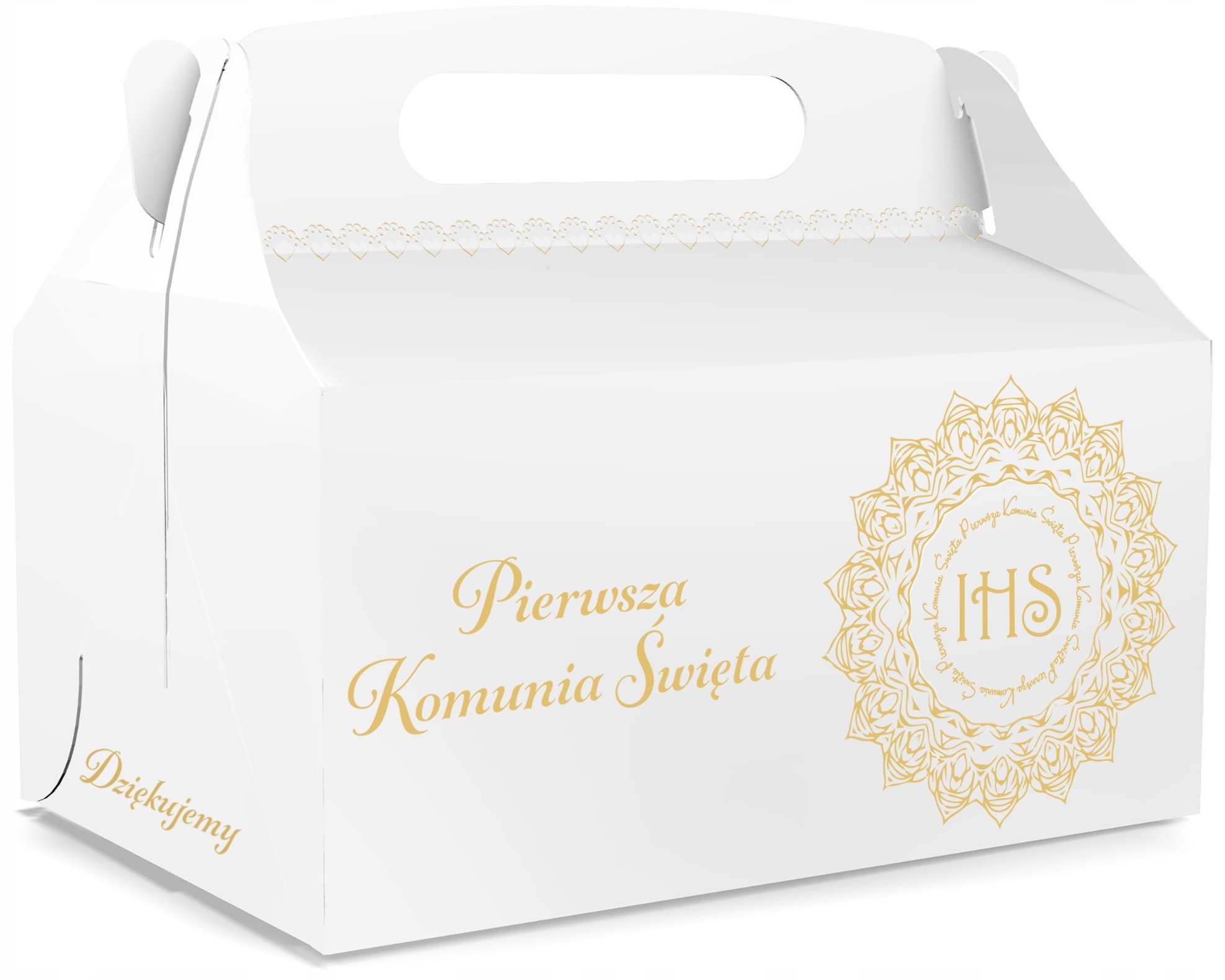 

Pudełko na Ciasto Pudełka Komunijne Komunia Goście