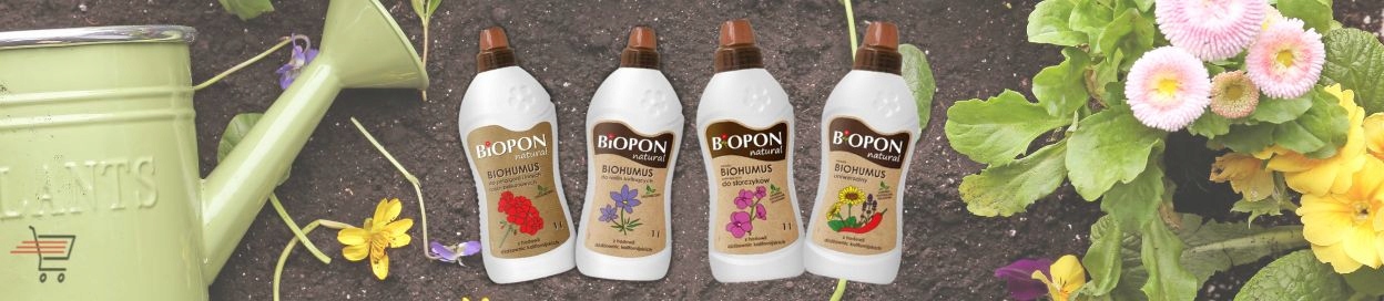 Nawóz do roślin zielonych Bopon Biohumus 1 litr x6 Producent Biopon