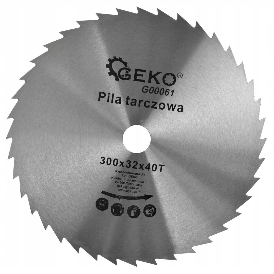 

Tarcza Piła Tarczowa Cięcia Drewna 300 x 32 x 40T