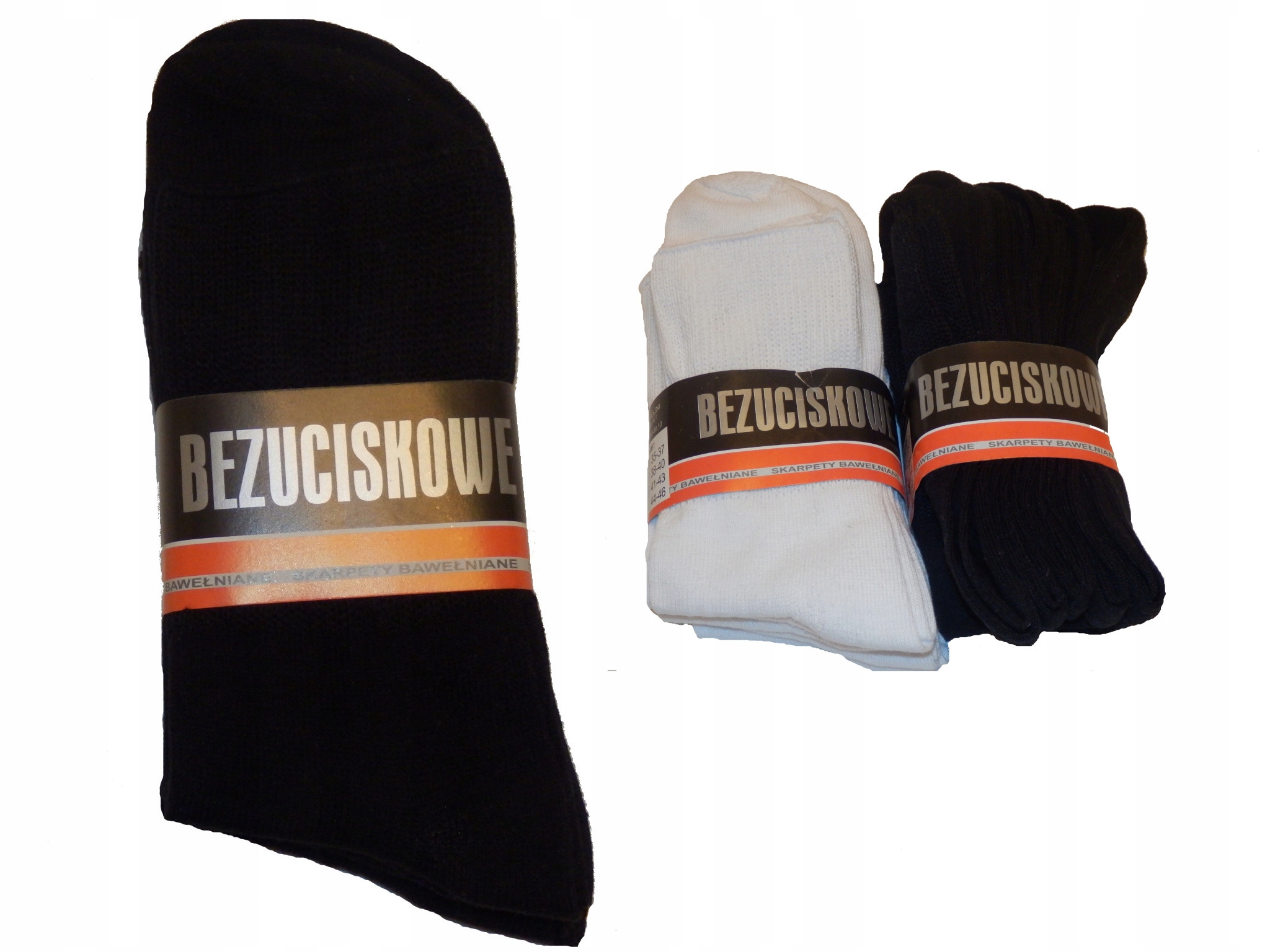 

Bezuciskowe Skarpety Męskie,bawełna 41-43 Pakiet15