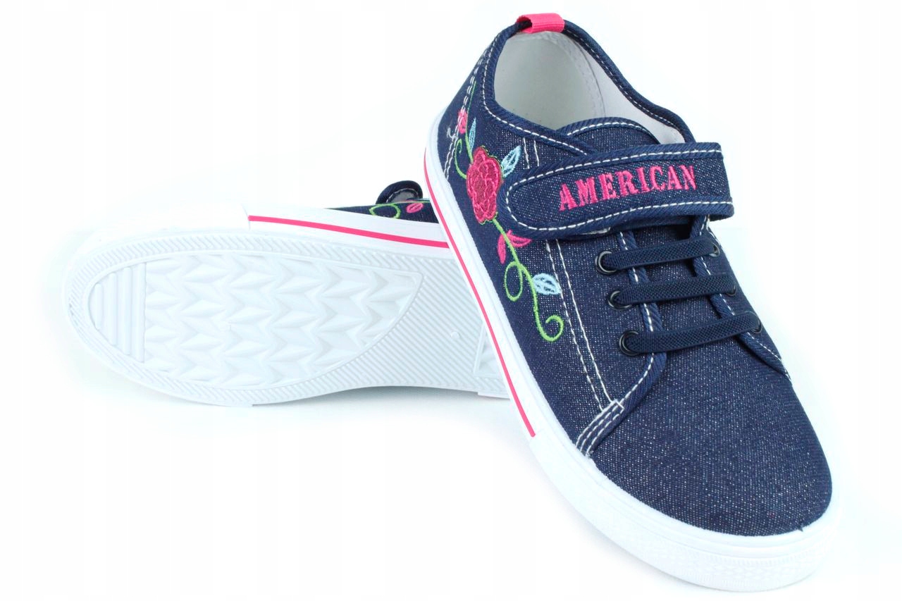

American TEN09 Dziewczęce Tenisówki Wiosna r.33