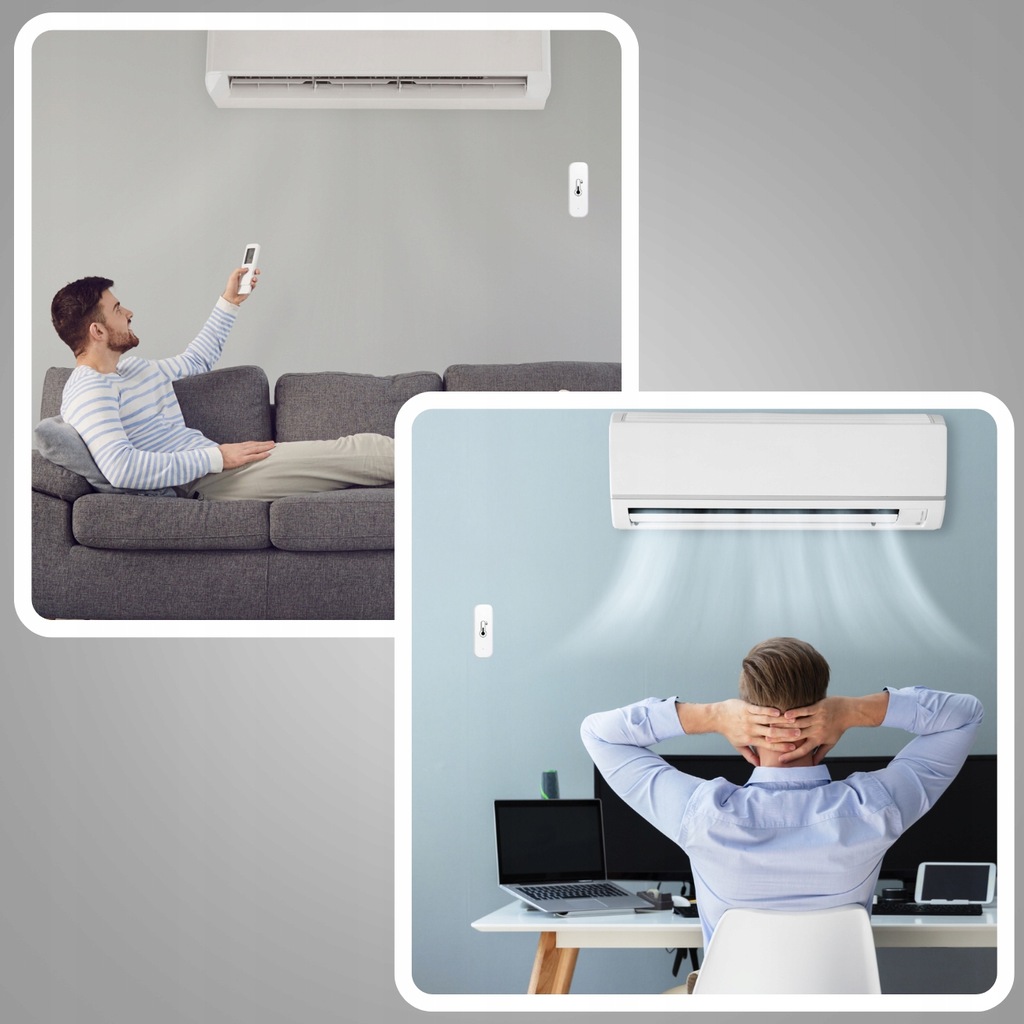 CZUJNIK TEMPERATURY I WILGOCI TERMOMETR SMART DOM APLIKACJA COZY LIFE WIFI Stan opakowania oryginalne