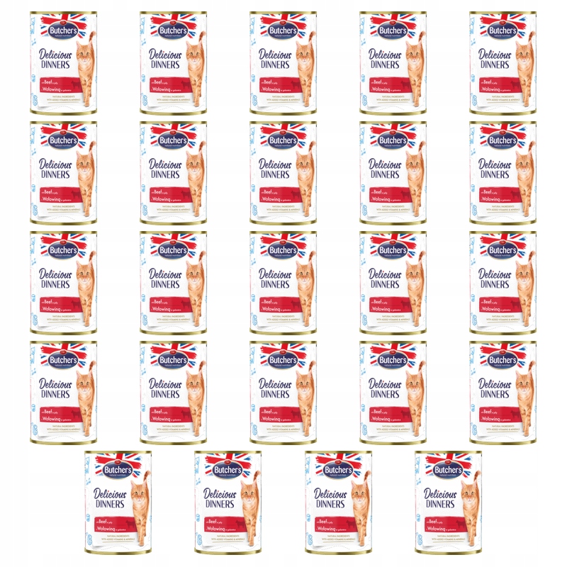 Butcher's Delicious Dinners krmivo pro kočky pro kočky 400 g X24