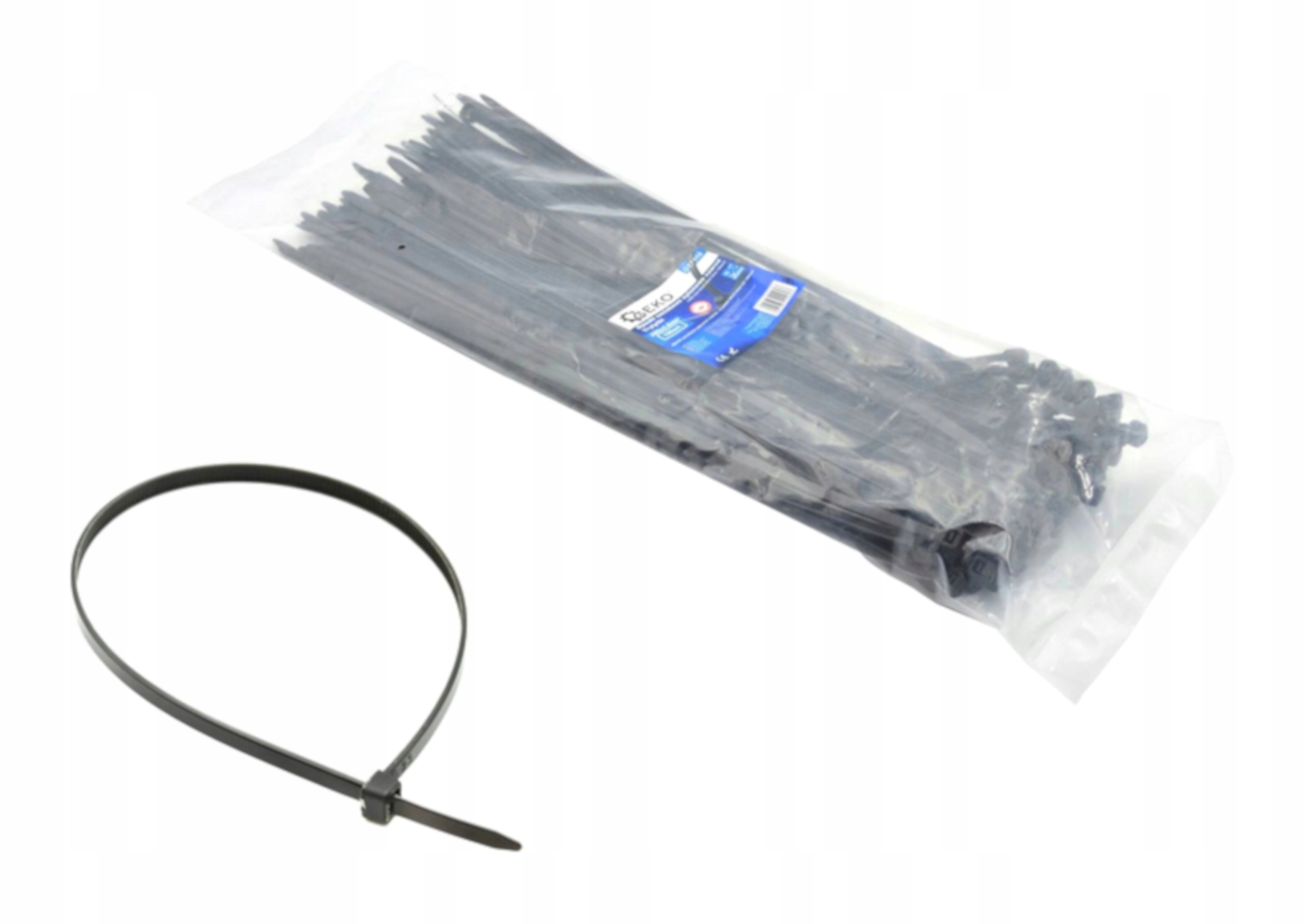 

Opaski Zaciskowe Czarne 150x3.6mm 100szt Trytytki