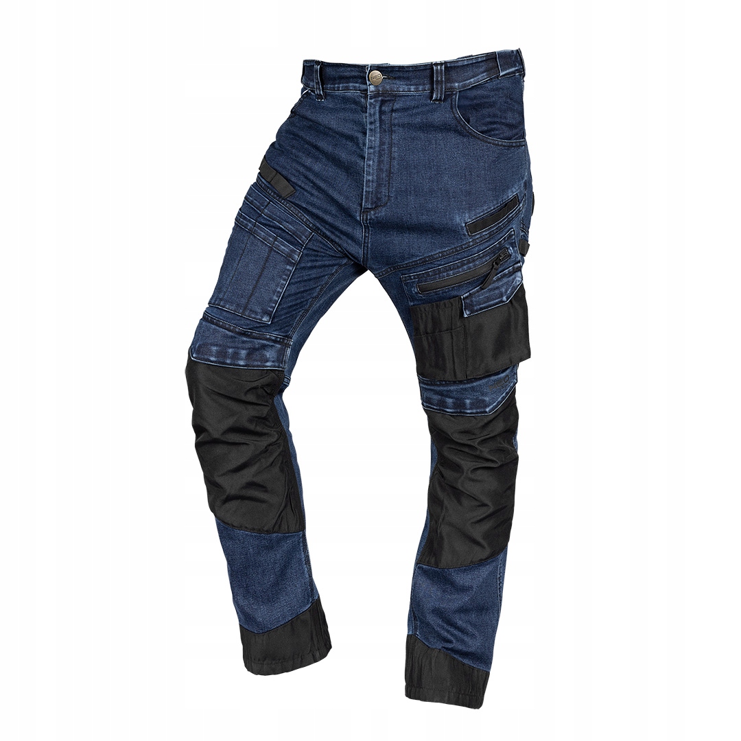 Spodnie robocze warsztatowe jeans Denim wzmocnienia Oxford rozmiar M Neo