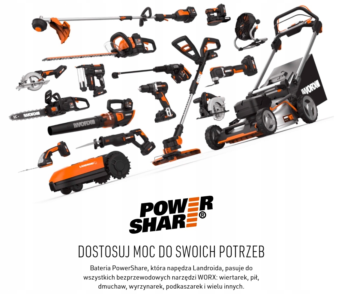 WORX AKUMULATOR 20V 4.0Ah WA3553 Marka Worx