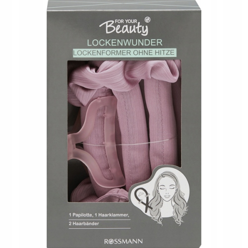 Wałek do loków For Your Beauty różowy