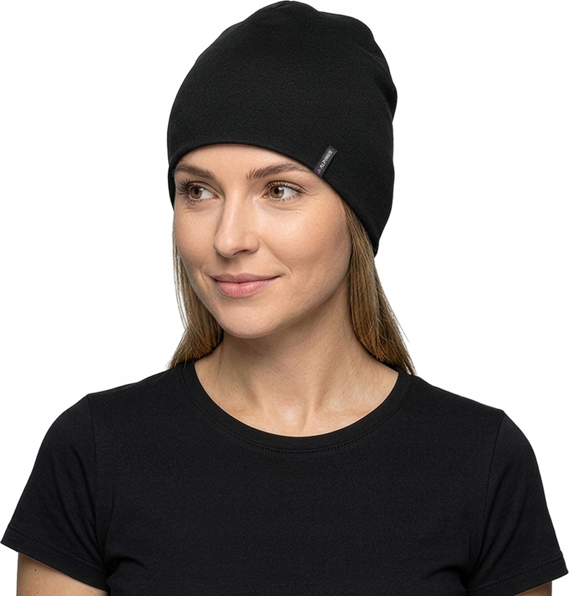 Czapka Cienka Sportowa Narty Rower Pod Kask Alpinus Lugmore Wełna Merino