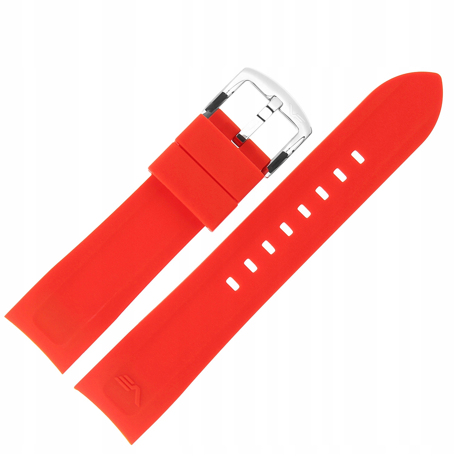 Pásek Rocket N1 Silikon 225 (5295) červený s lesklou kl.