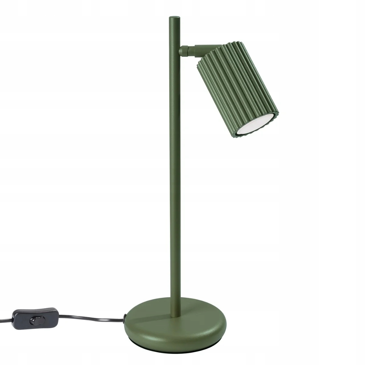 Stolní lampa Karbon olivově zelená 43 cm 1xGU10 Sollux Lighting