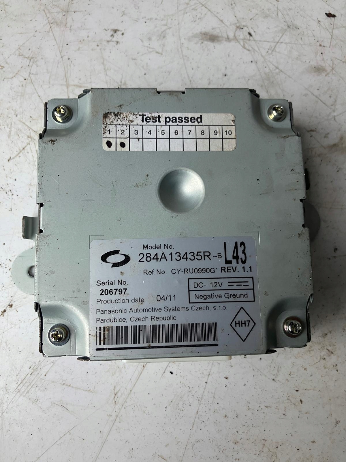 module control unit LATITUDE 3.0 DCI 284A13435R