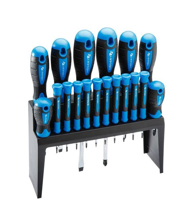 

Hogert HT1S098 Zestaw 18 szt. wkrętaków