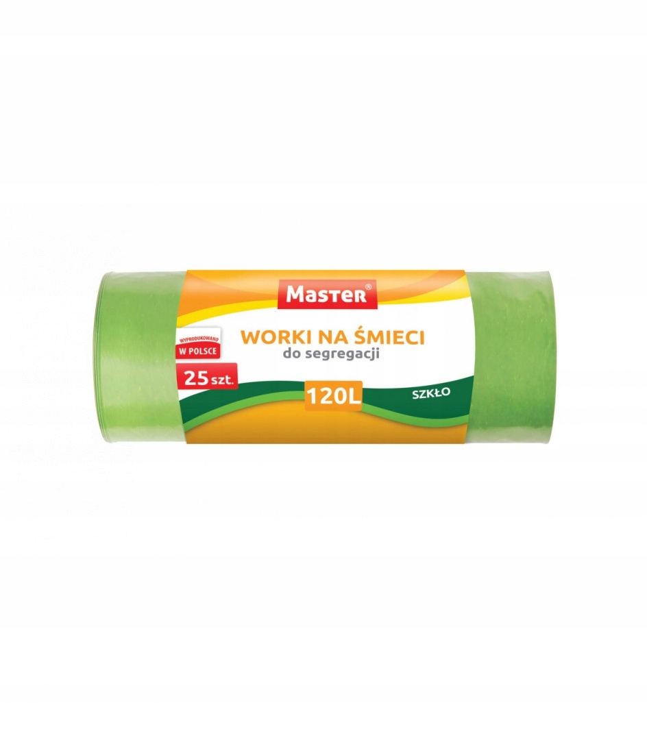 

Worki na odpady 120l (25 sztuk) zielone Mocne!