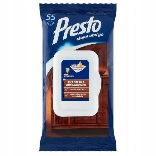 

Ściereczki Nawilżane Presto Do Mebli Drewnianych