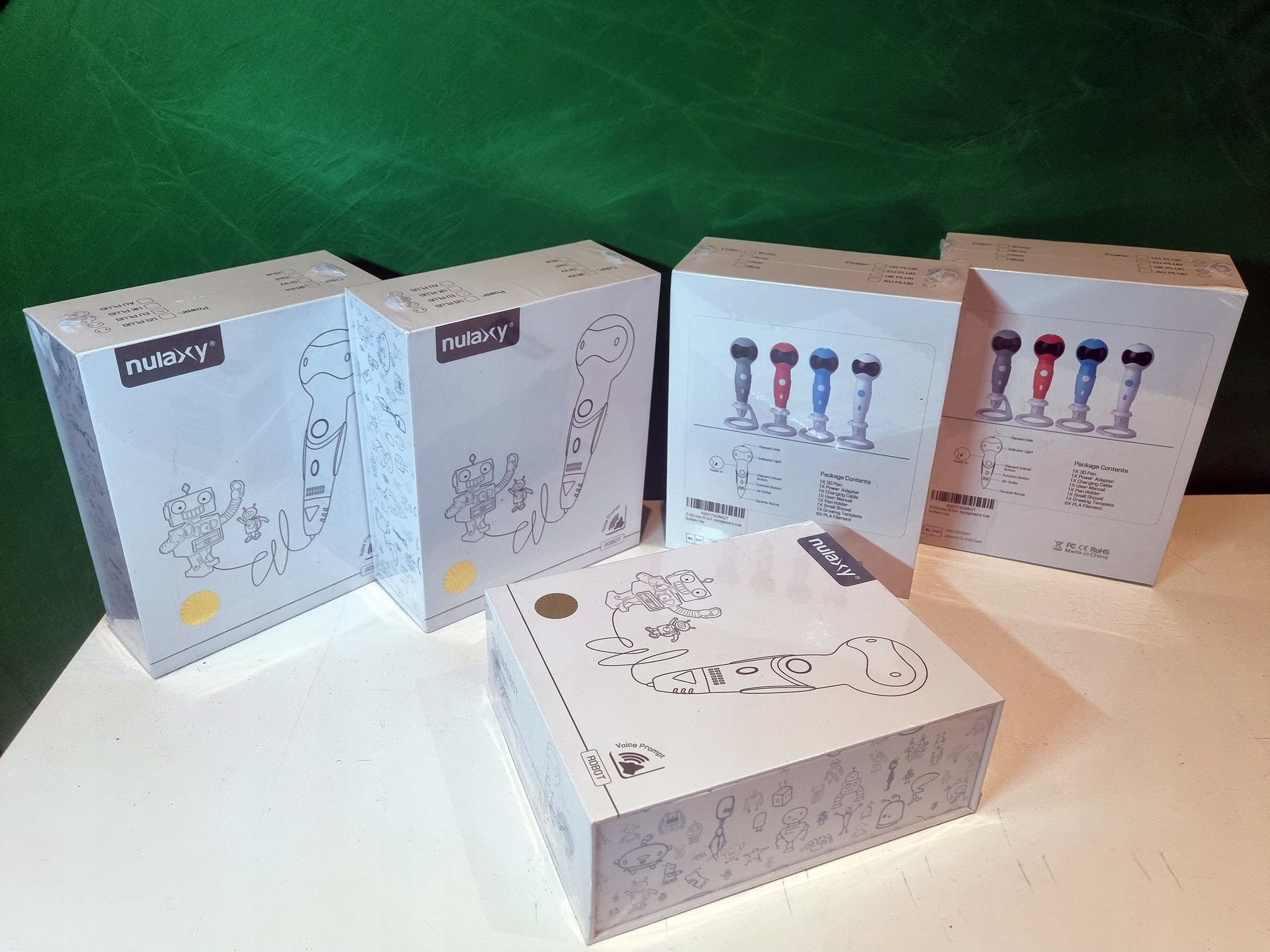 Długopis 3D Robot drukujący LED głos 2 tryby prędkości Kod producenta brak