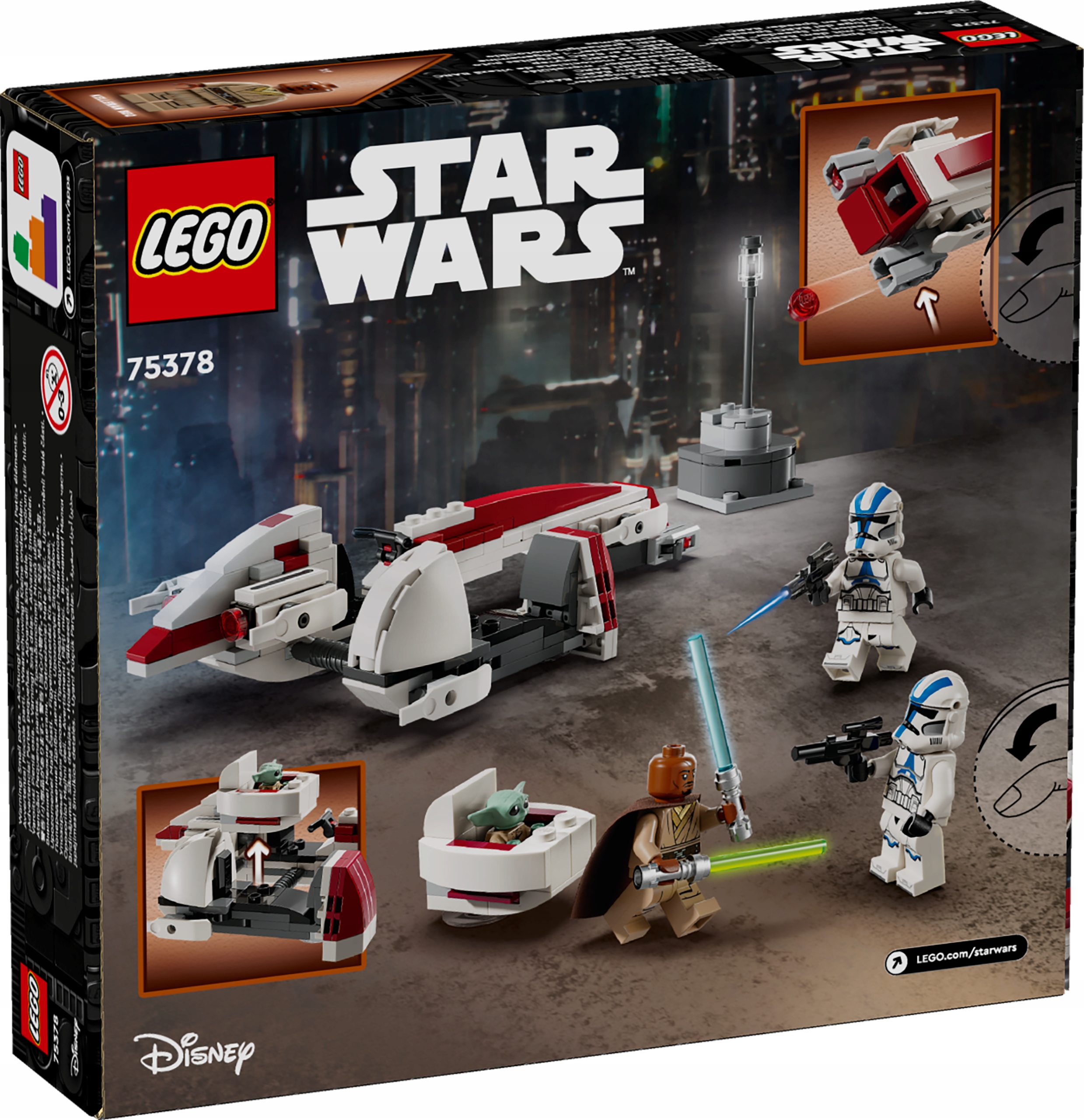 LEGO STAR WARS 75378 UCIECZKA NA ŚCIGACZU BARC Marka LEGO