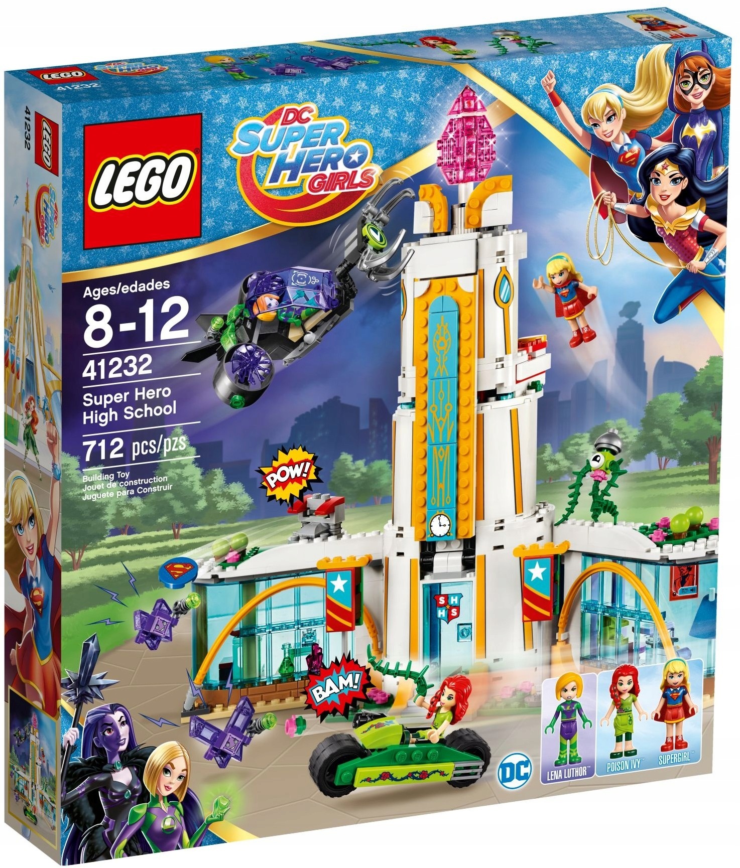 Lego DC Hero Girls 41232 Škola superhrdinek Nové