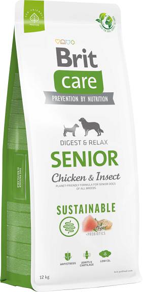 Brit Care Senior Chicken Insect Karma Dla Psa 12kg