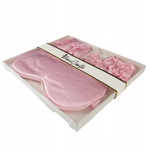 ZESTAW PREZENTOWY OPASKA NA OCZY + GUMKI SCRUNCHIE Marka Deni Carte