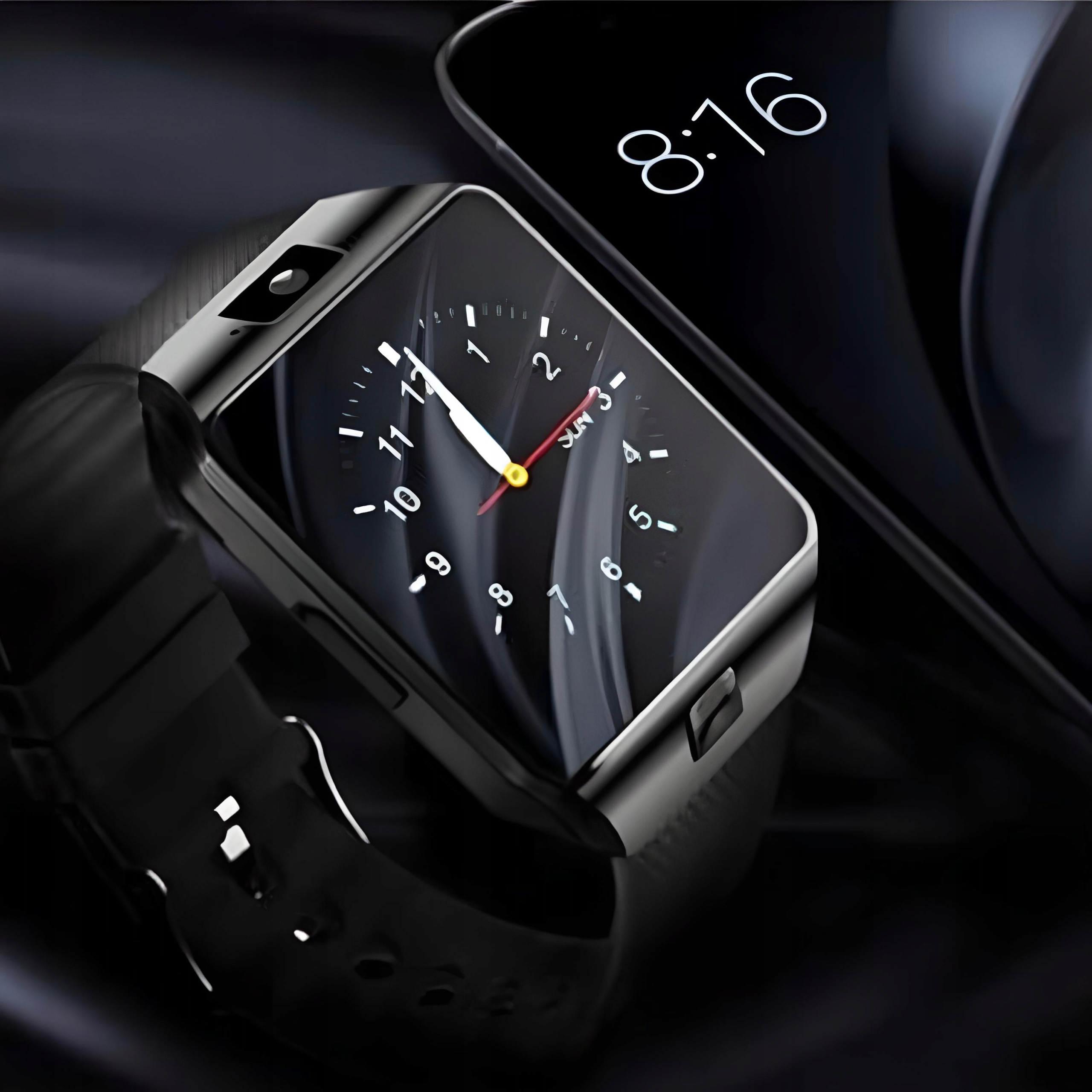 SMARTWATCH DZ-09 ZEGAREK SMART WATCH KARTA SIM SD Kolor czarny