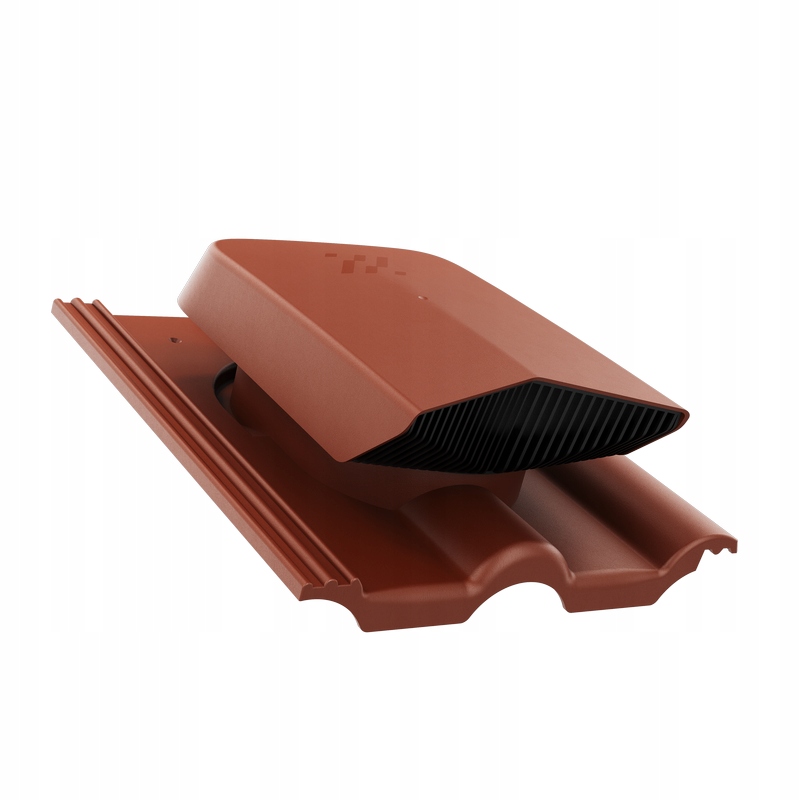 Ventilační střešní ventilátor Braas Románský Kaštanový
