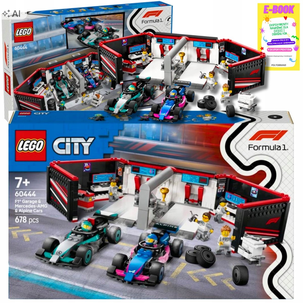 Lego Autko City Formuła Garaż Bolidy Mercedes Dla Chłopca Ebook