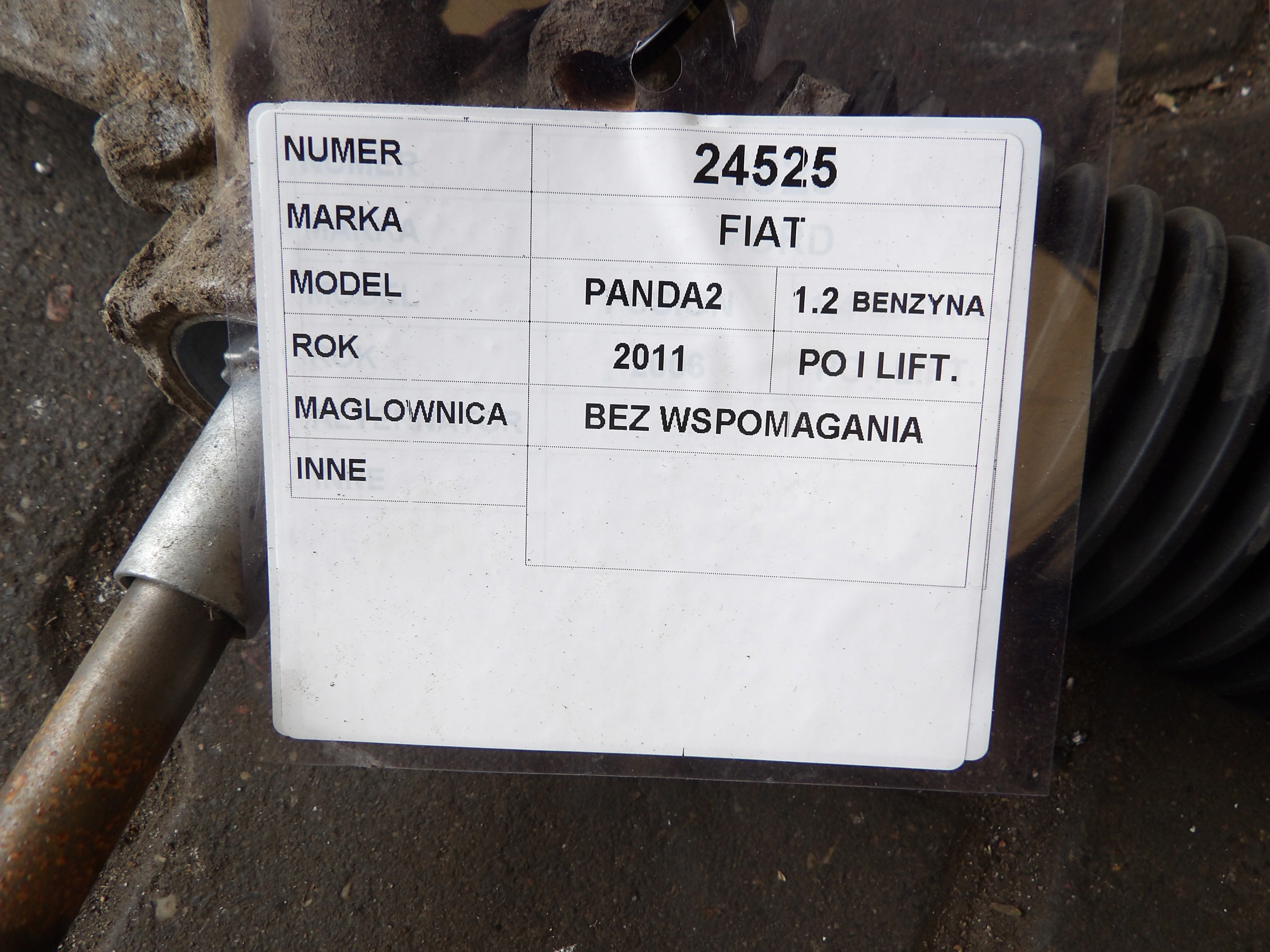 Fiat Panda II control A9020918