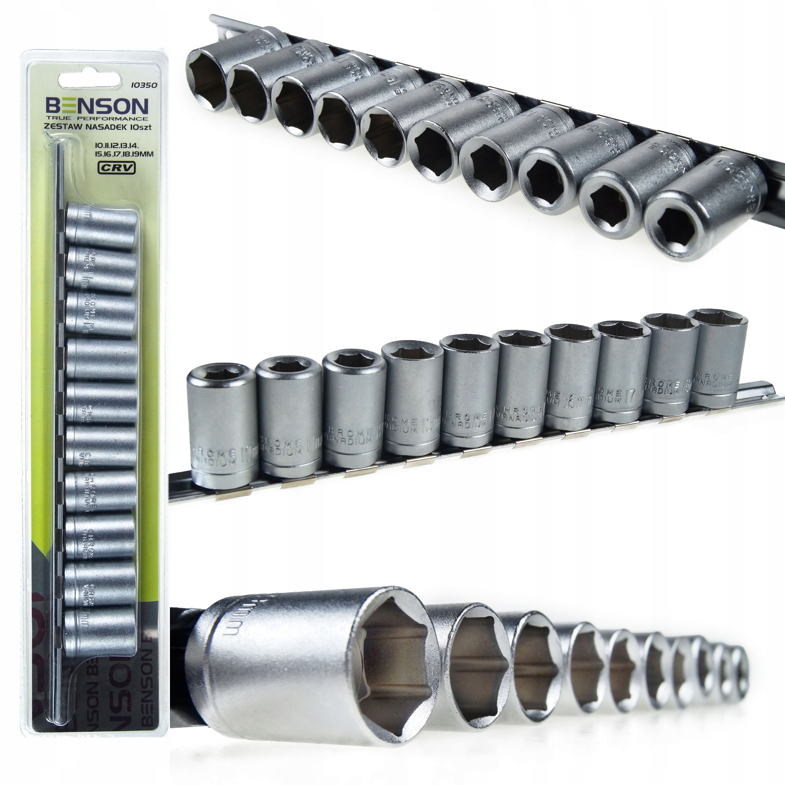 

Zestaw Nasadek 1/2" 10-19 mm (10350)