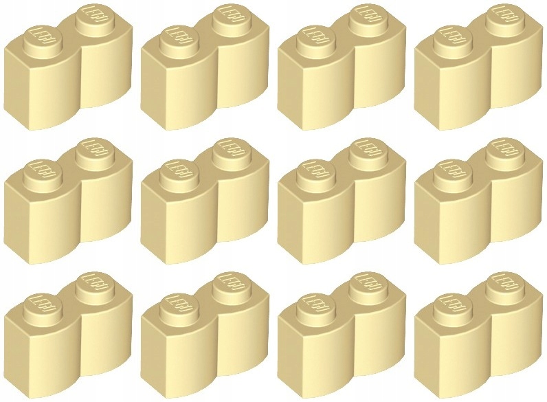 

Lego 30136 Palisada 1x2 piaskowa (10g) 12 szt.