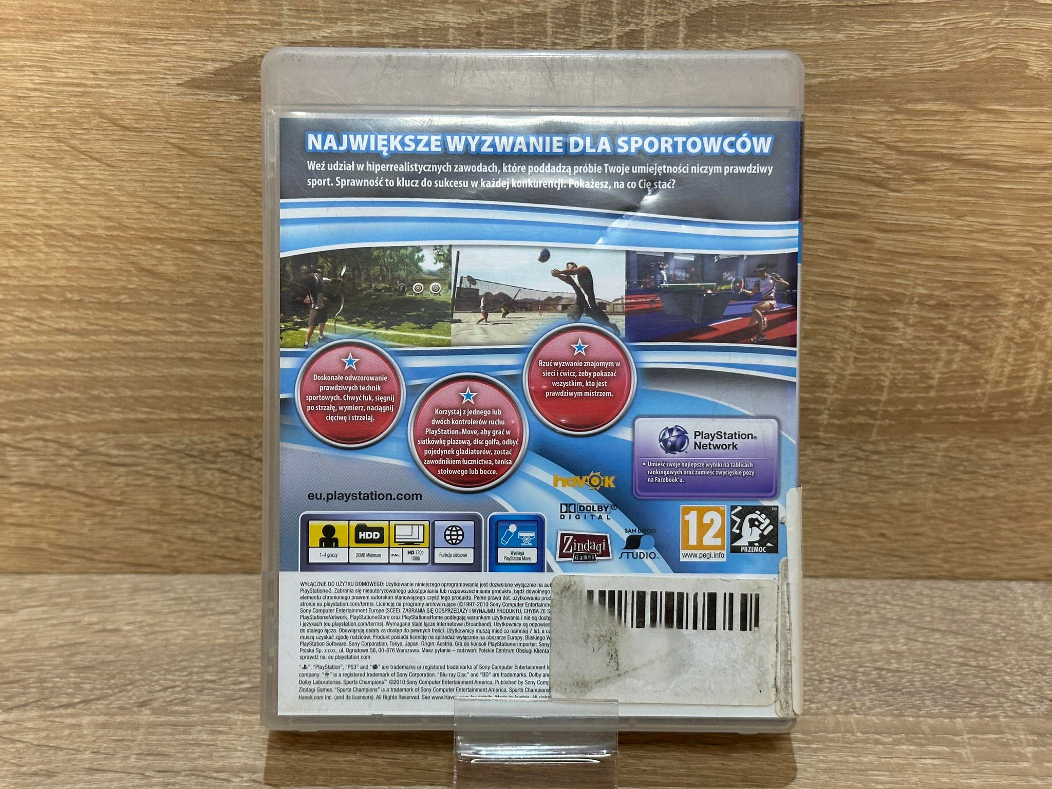 Gra PS3: Sports Champions Tematyka towarzyskie
