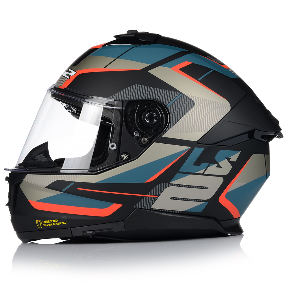 KASK MOTOCYKLOWY LS2 FF808 STREAM II ROAD KEVLAR SYSTEM PINLOCK + BLENDA Rozmiar XS