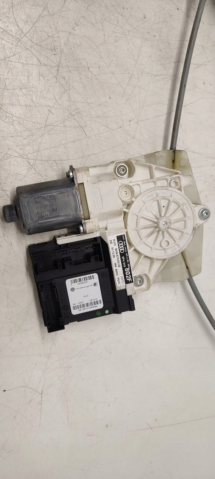 window regulator right rear part mechanism Audi A3 8P