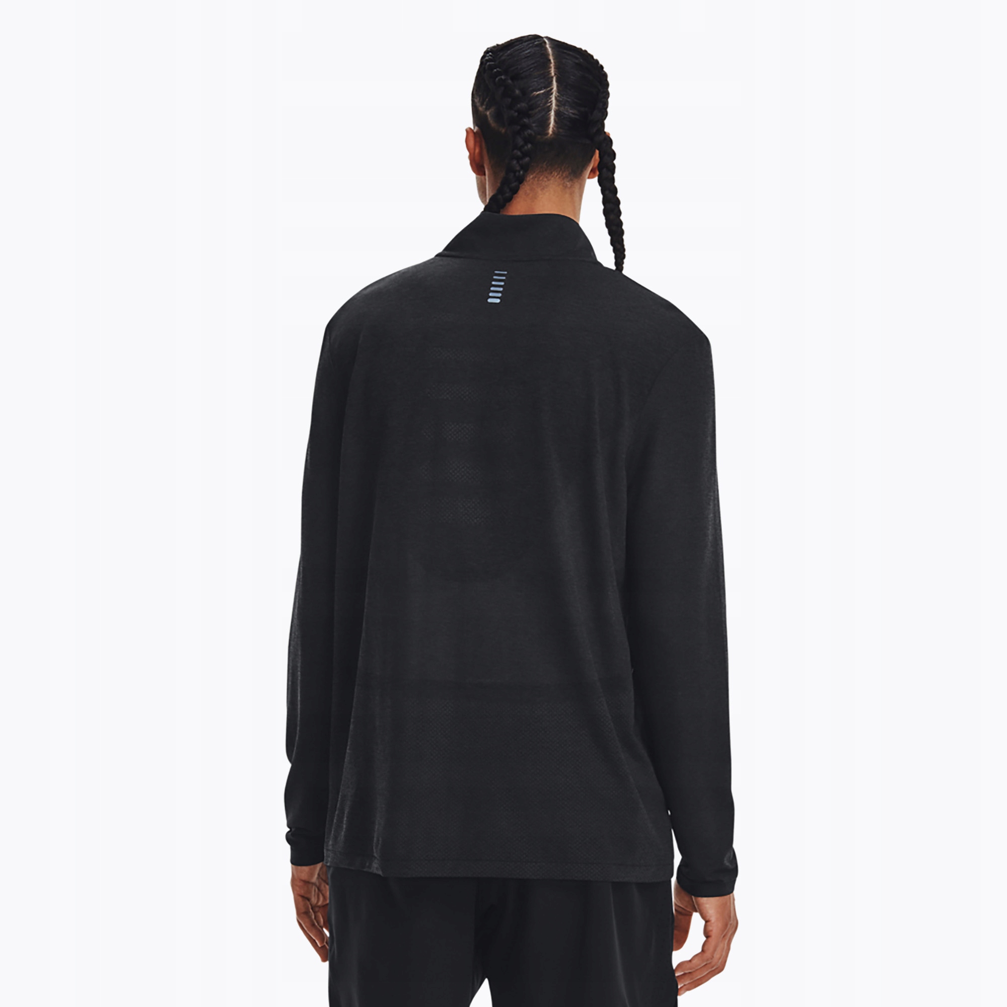 Under Armour Tričko Ua Seamless Stride 1/4 Zip-blk černá