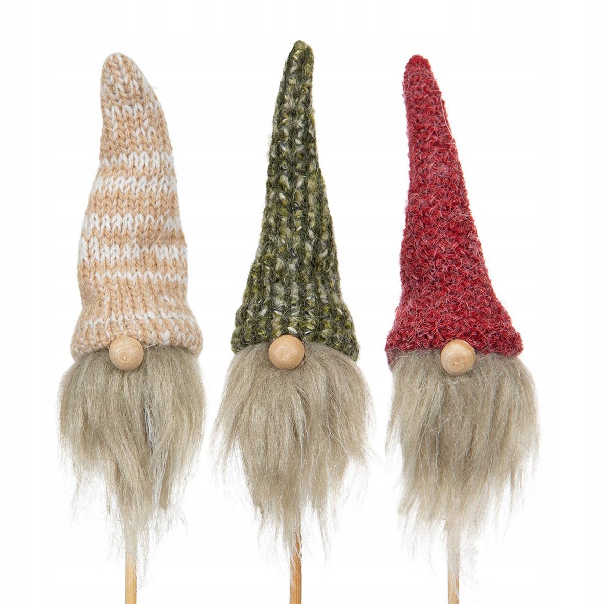 3 szt. OZDOBA do doniczki ŚWIĄTECZNA SKRZATY Boże Narodzenie