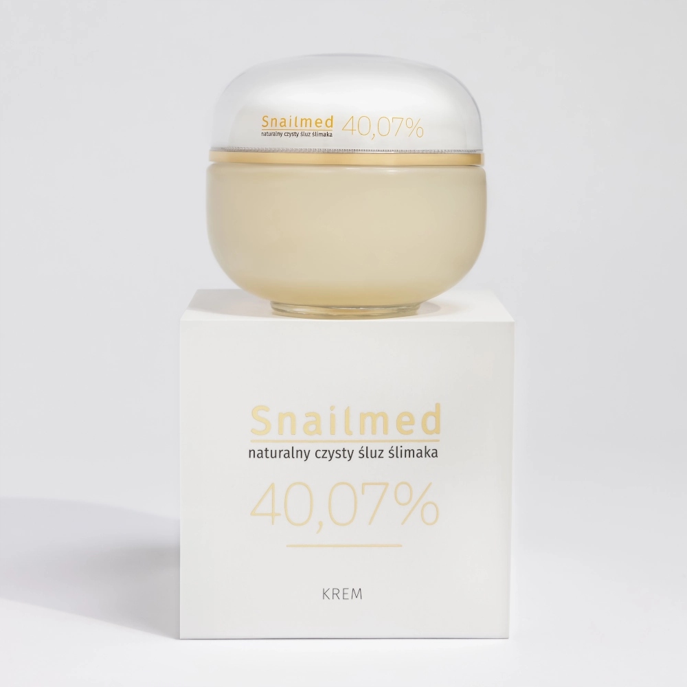 Snailmed Biała Perła Krem Modelujący 40,07% Śluz Ślimaka Totarol