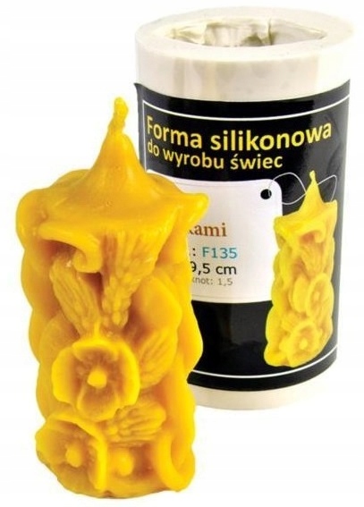 

Forma do świec z wosku Świeca z makami ozdobna