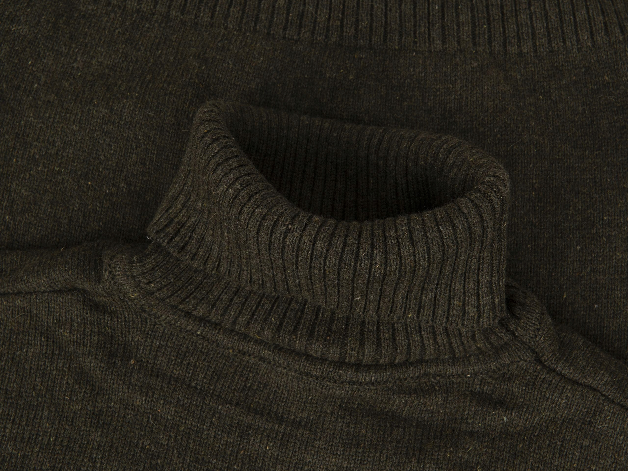 GOLF MĘSKI WEŁNIANY SWETER OLIWKOWY! ROZ.S SW434 Marka inna