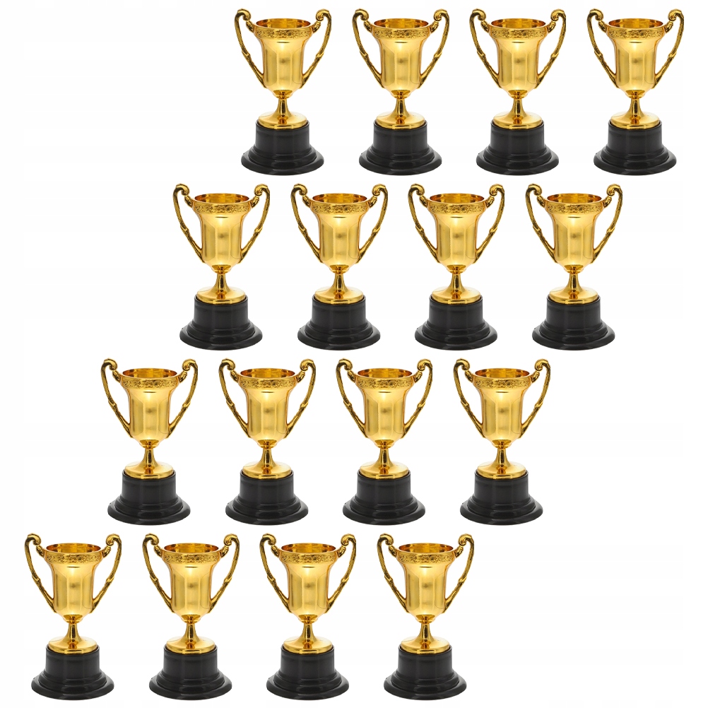 

Mini Kids Trofea Złote Trofeum Puchar Metal 16 Szt