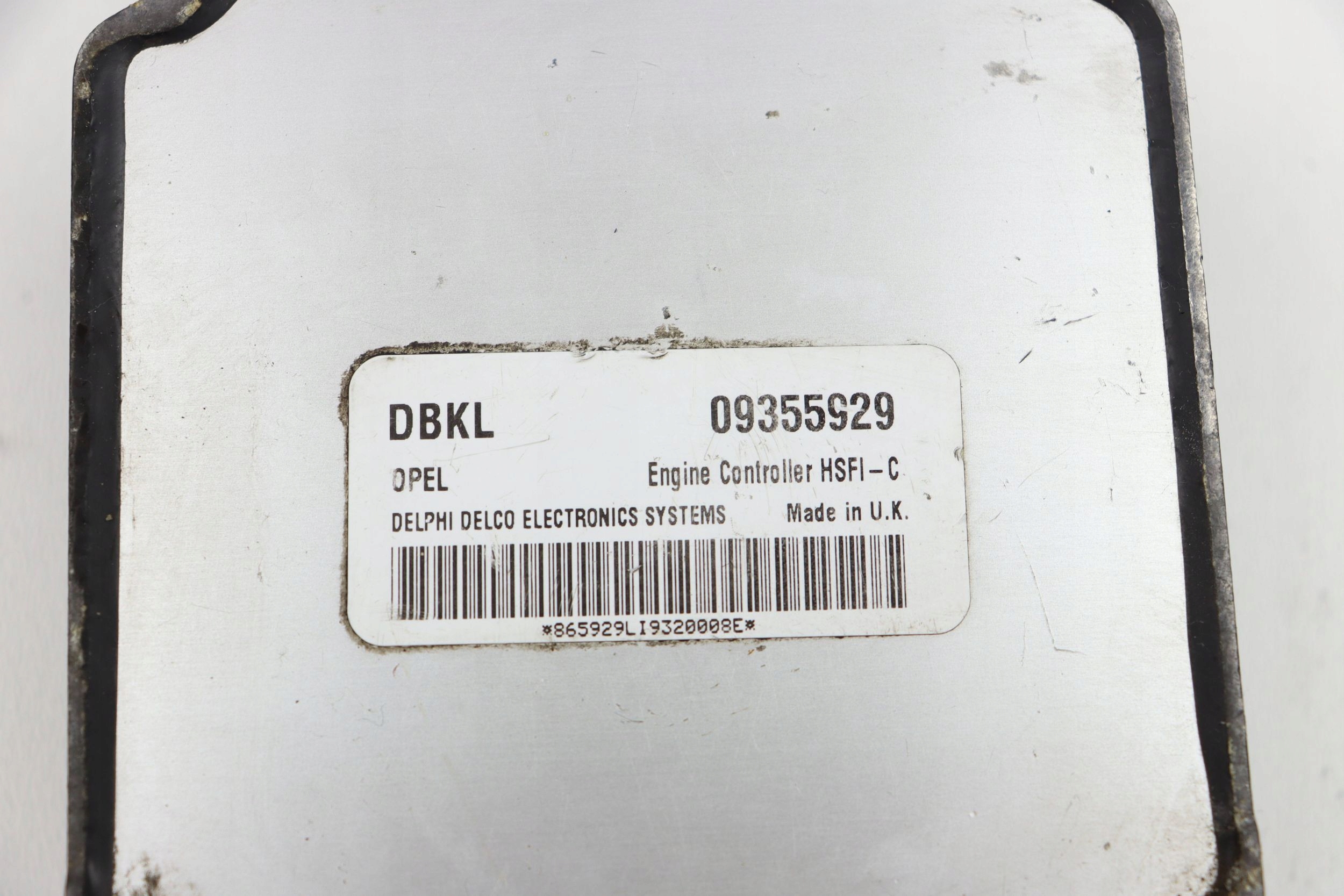 OPEL ASTRA G II control unit module computer of the engine ECU 1.6 16V 09355929 DBKL