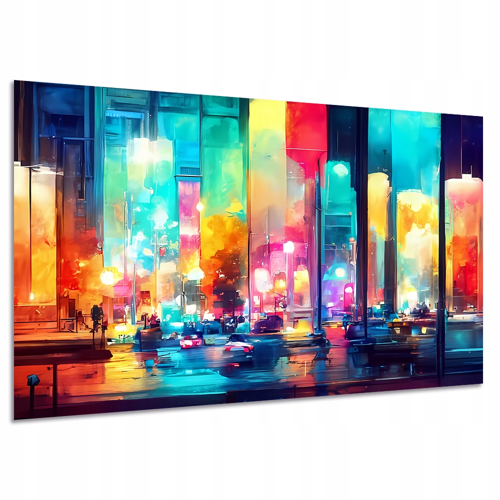 

Obraz Abstrakcja 17 miasto kolorowe 120x80 ścienny
