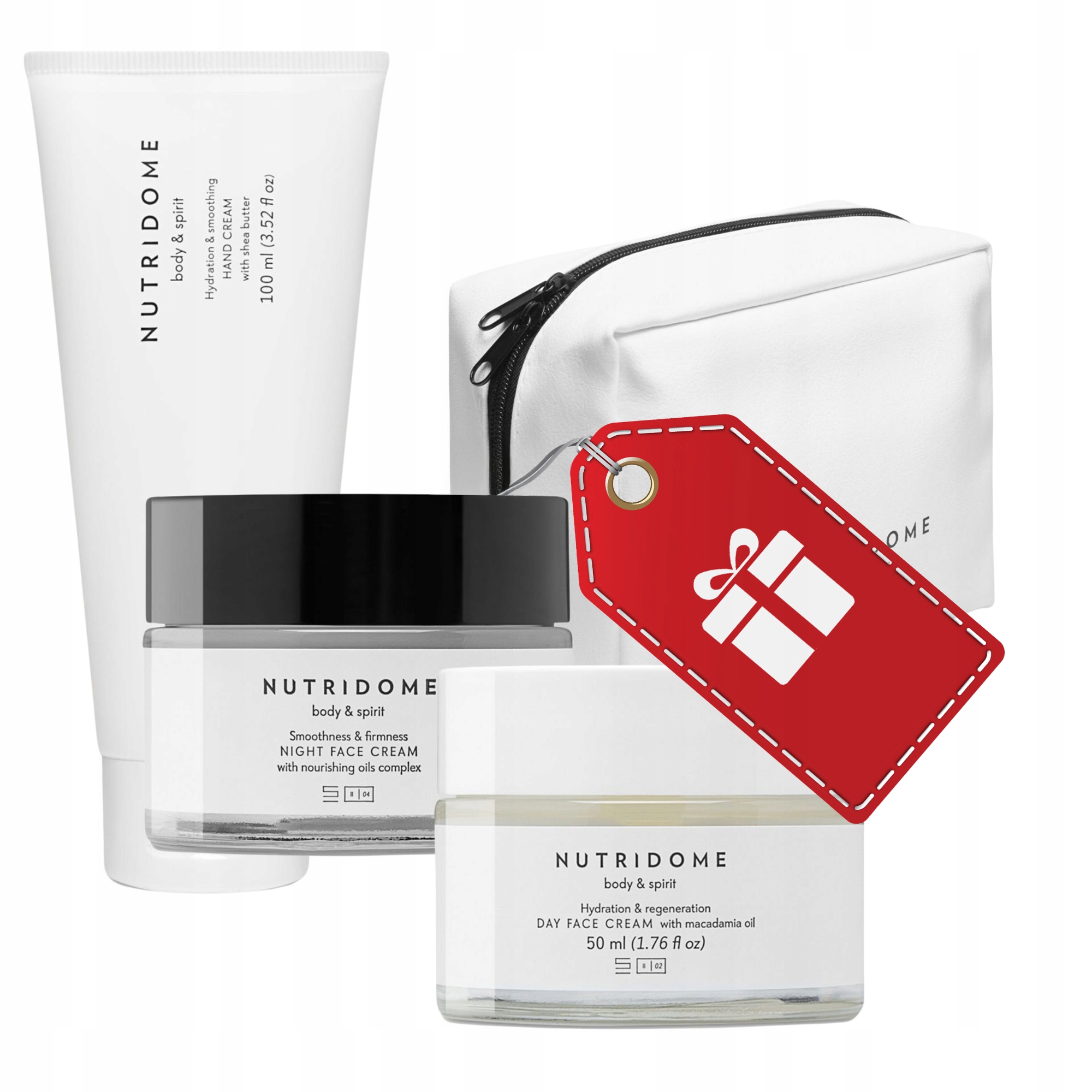 Sada Nutridome Noční hydratační krém na ruce 4v1 kosmetička