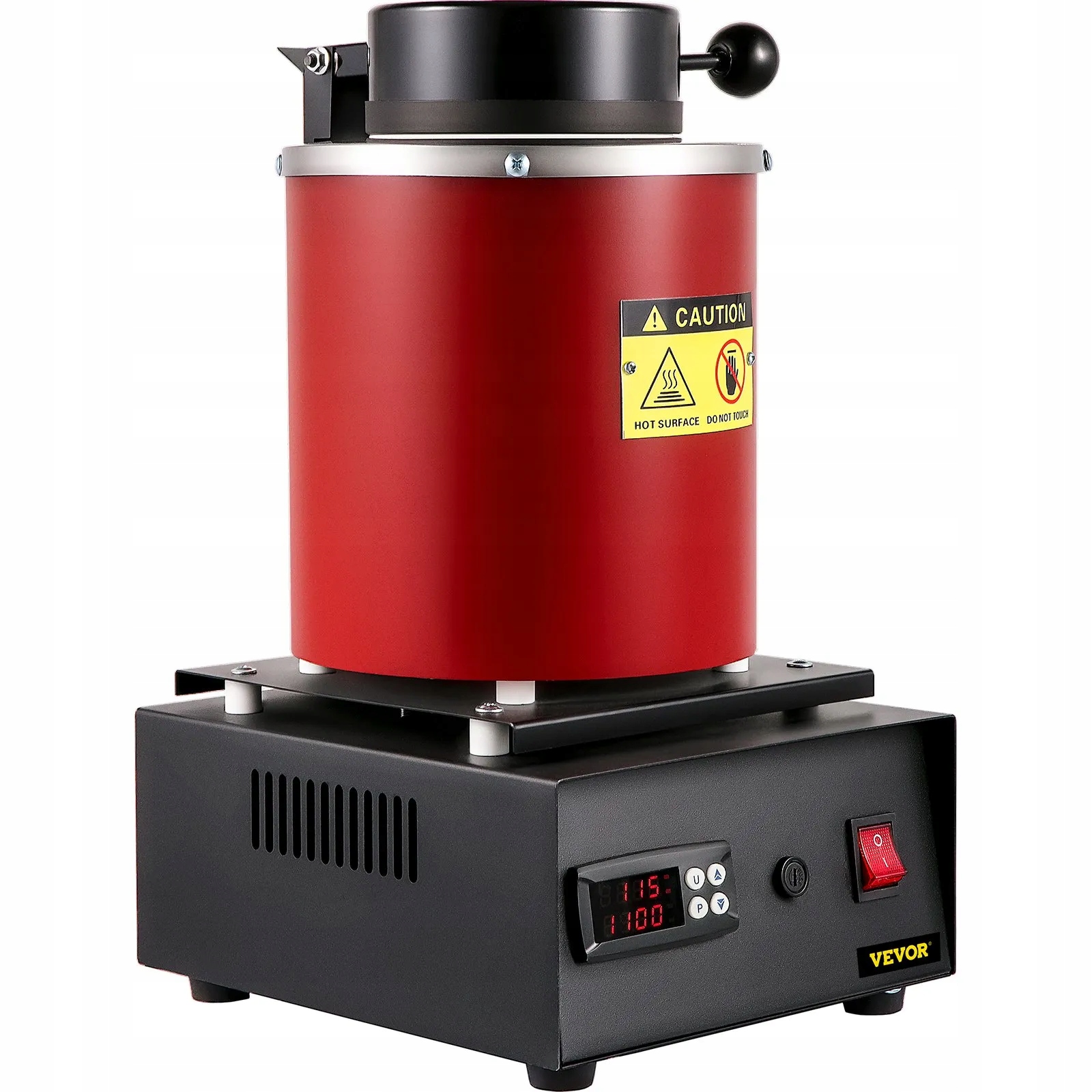 Kamna na tavení kovu 3 kg 1350 W 1150 °C do zlata a stříbra