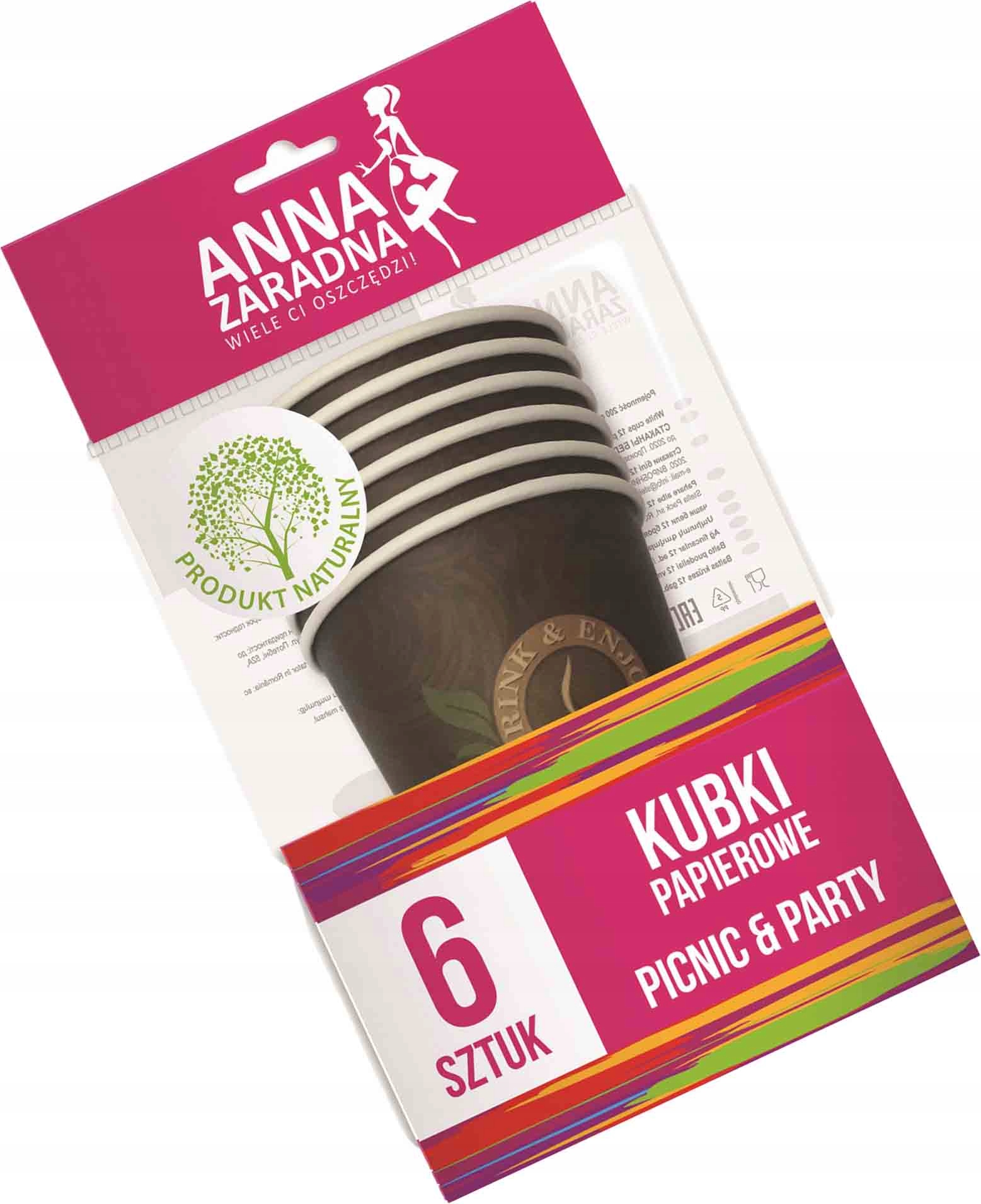 

Kubki Papierowe "az" 6 szt.