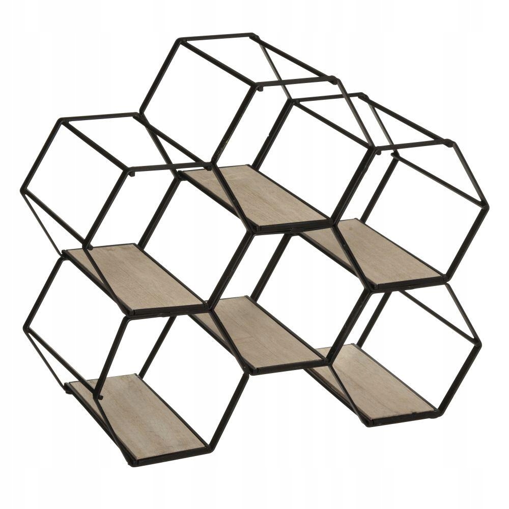 

Stojak na wino na 6 butelek metalowy Plaster metal