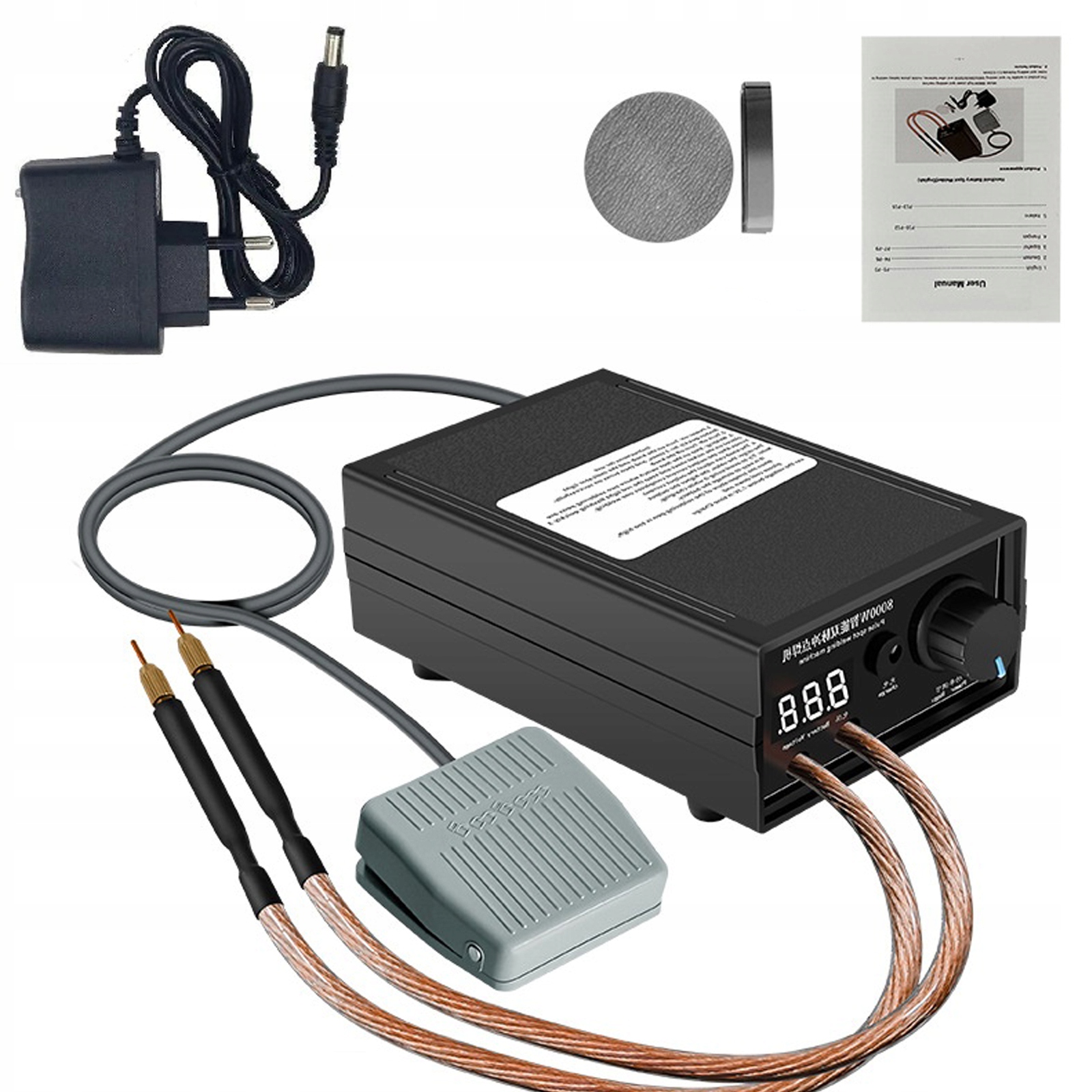 Impulsní Bodová Svářečka S Výkonem 8000 W, Vhodná Pro Akumulátory 18650