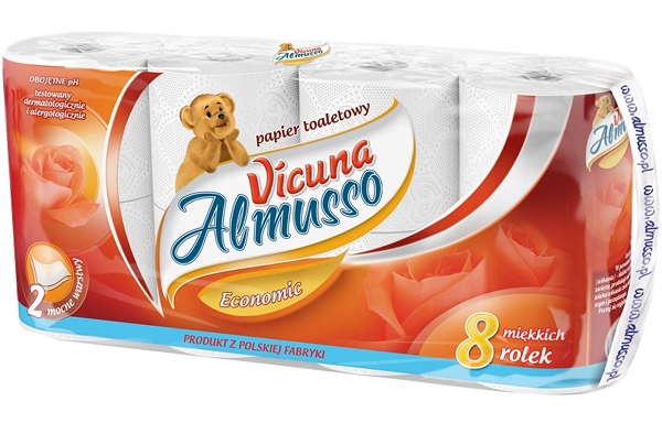 

Almusso Vicuna Papier Toaletowy 8 Rolek